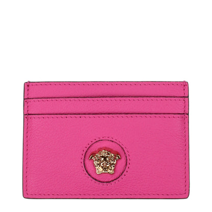 Pink Leather Cardholders