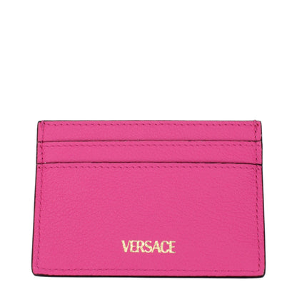 Pink Leather Cardholders