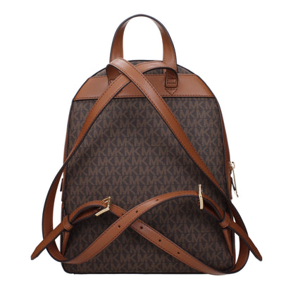 Brown Fabric Backpacks