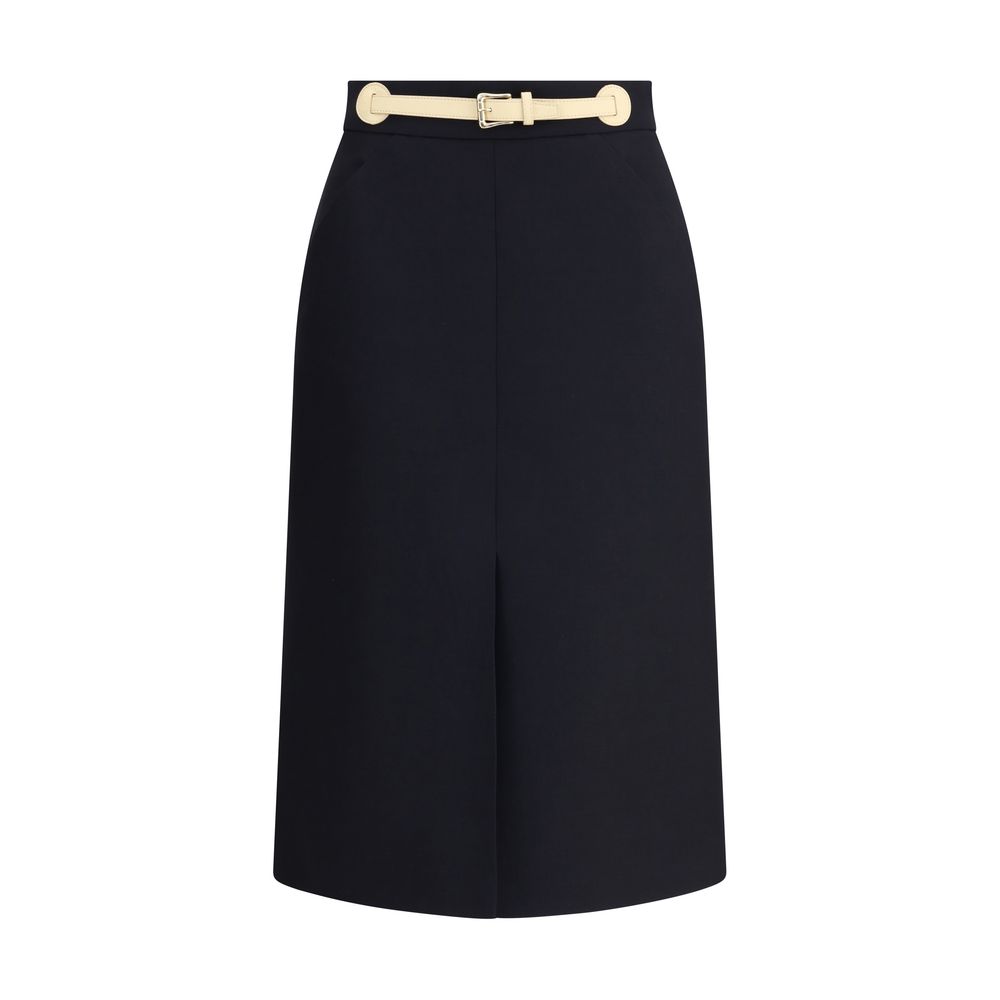 Belted midi Skirt