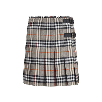 Check Archive wool Miniskirt