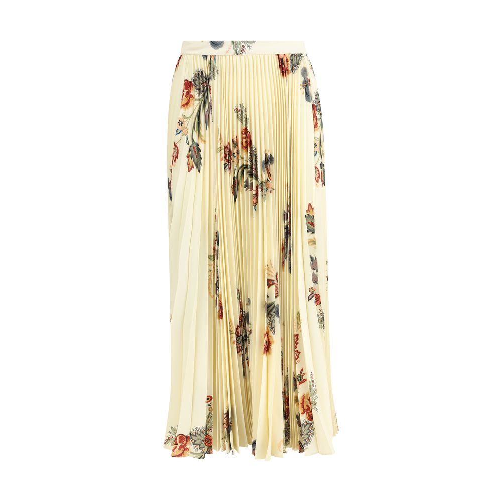 Plissé midi Skirt