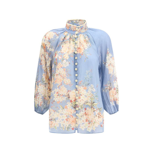 Cascadian Blouse with puff sleeves