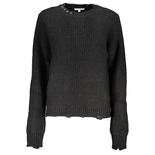 Black Fabric Sweater