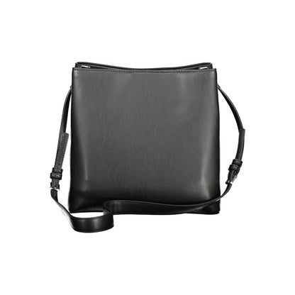 Black Polyester Handbag