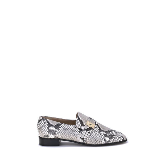 Python print leather Loafers