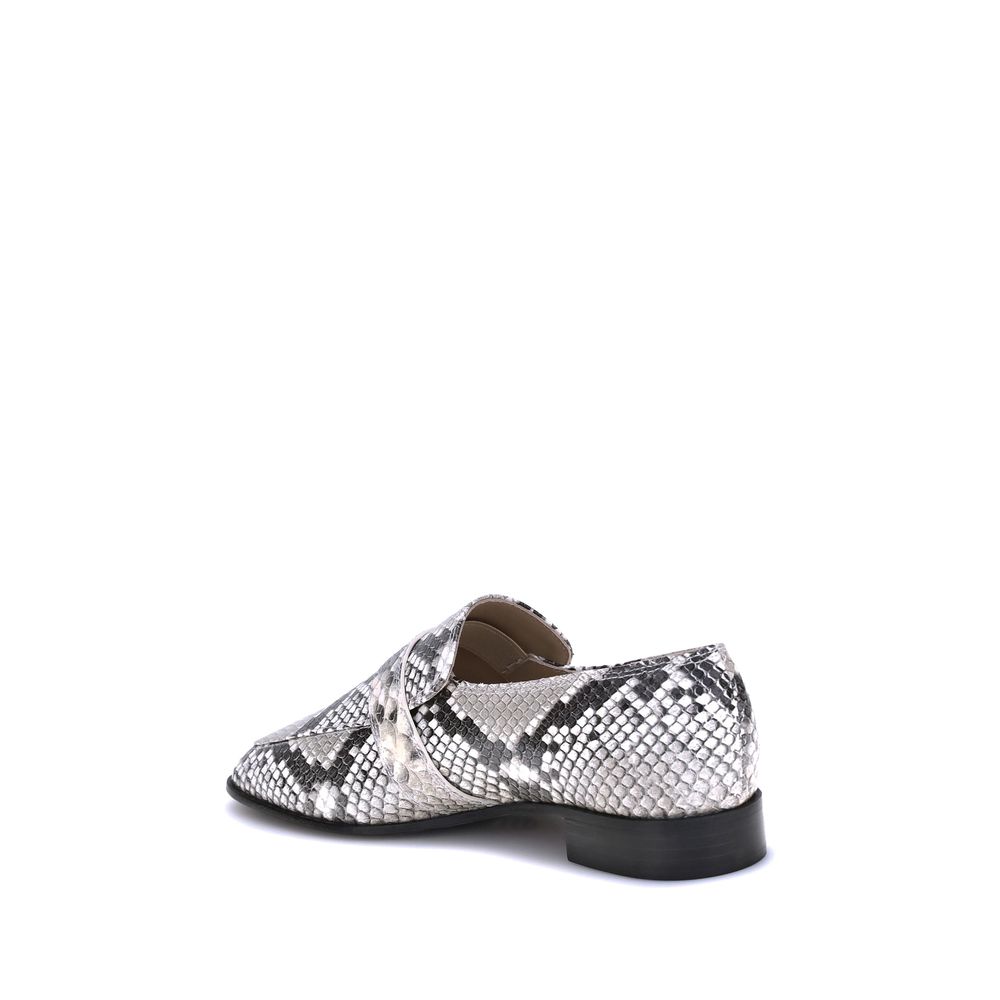 Python print leather Loafers