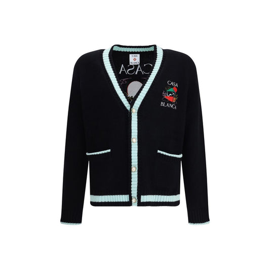 Merino Wool embroidered Cardigan