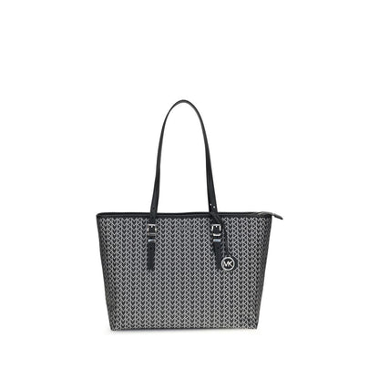 Quinn large jacquard logo Tote Bag