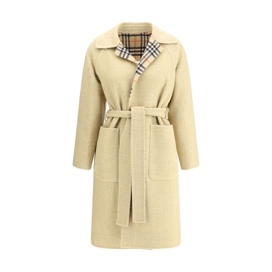 Reversible wool robe Coat