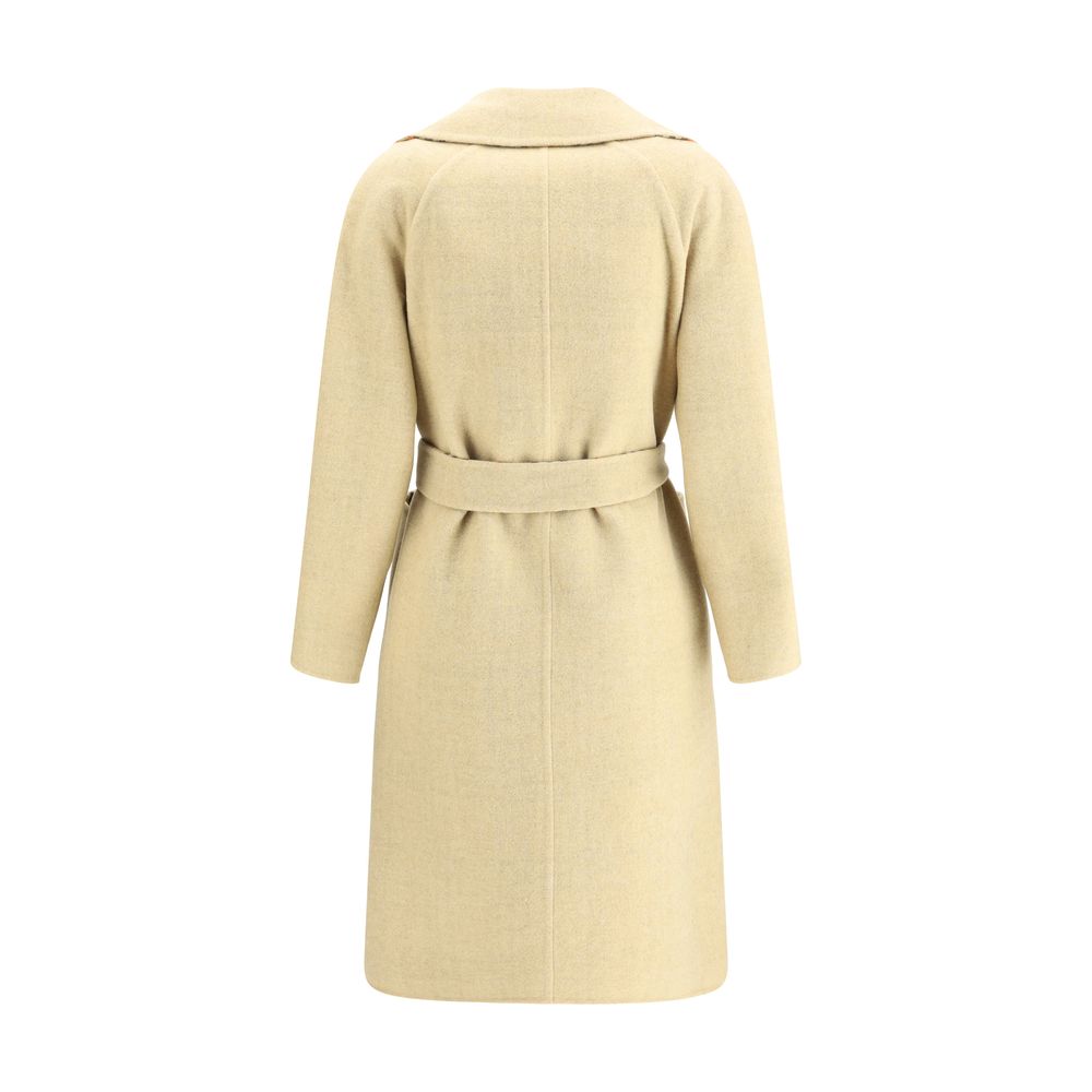 Reversible wool robe Coat