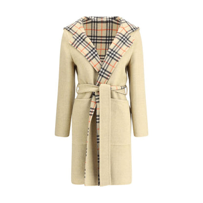 Reversible wool robe Coat
