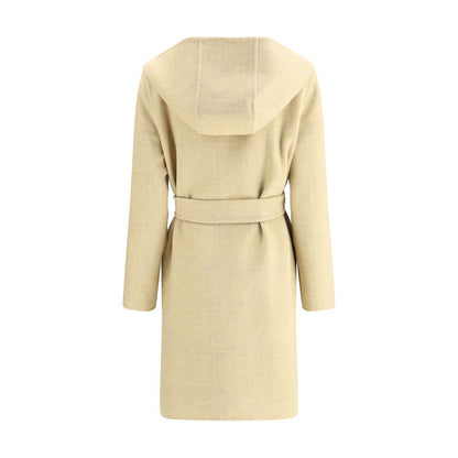 Reversible wool robe Coat