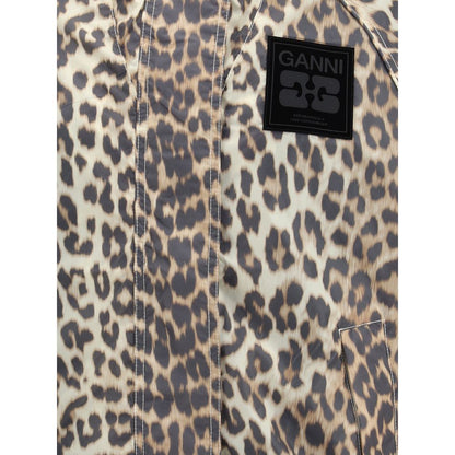 Leopard raincoat Jacket