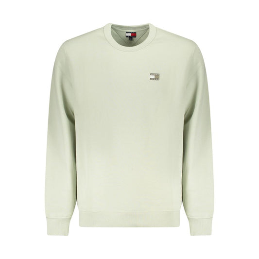Green Cotton Men Sweater