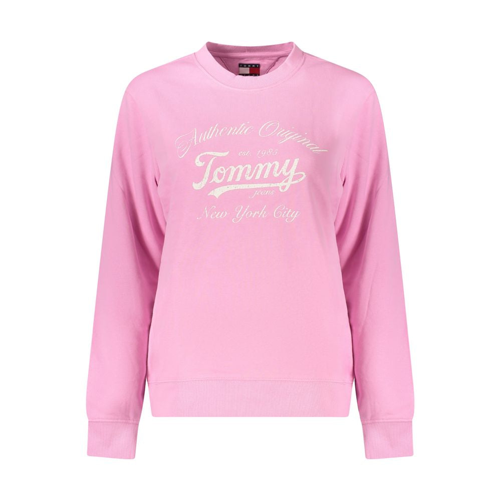 Pink Cotton Women Sweater