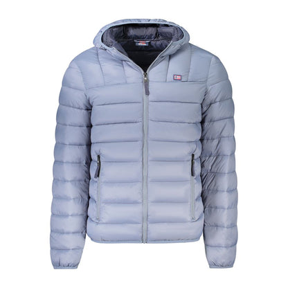 Gray Polyamide Men Jacket