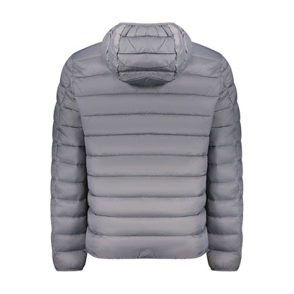 Gray Polyamide Men Jacket