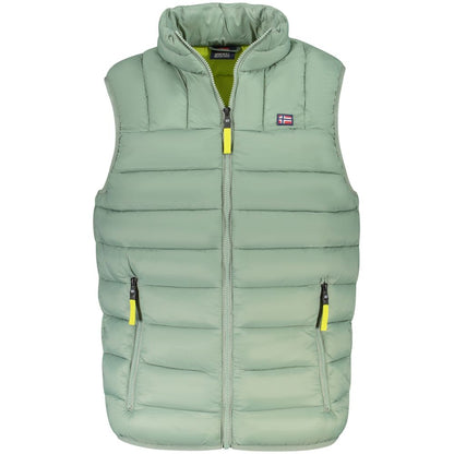 Green Polyamide Men Jacket