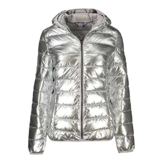 Gray Polyamide Women Jacket
