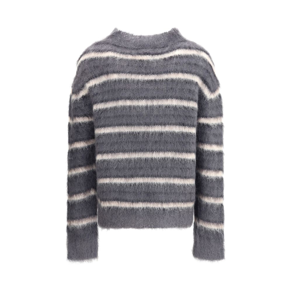 Striped wool mohair Sweater
