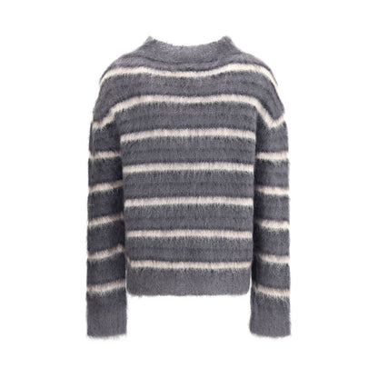 Striped wool mohair Sweater