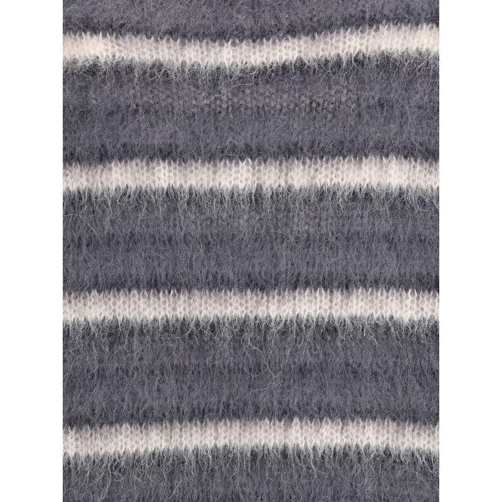 Striped wool mohair Sweater