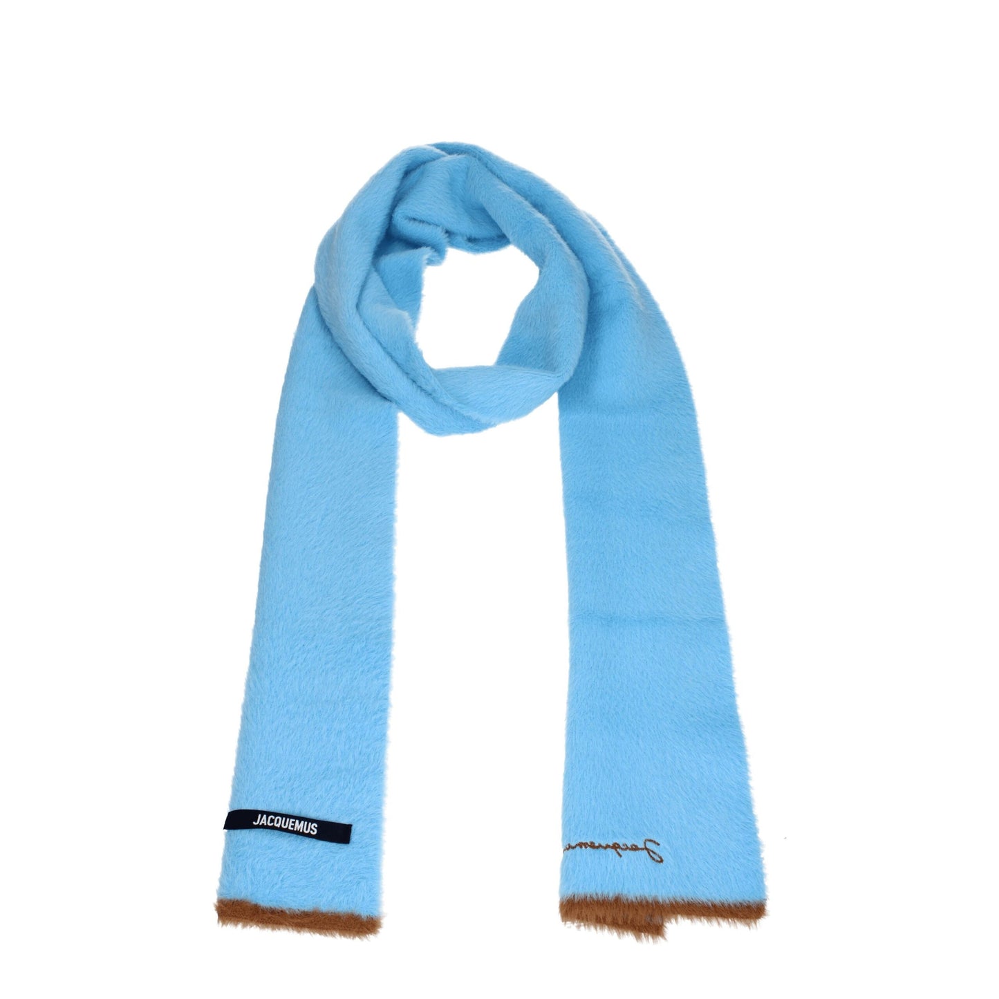 Light Blue Polyamide Scarves