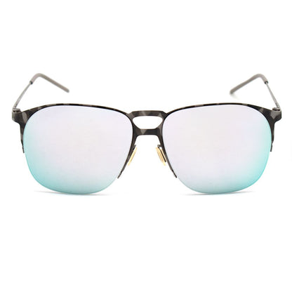 Gray Metal Sunglasses