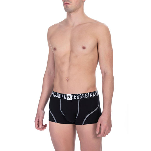 Black Cotton Men Underwear Pack