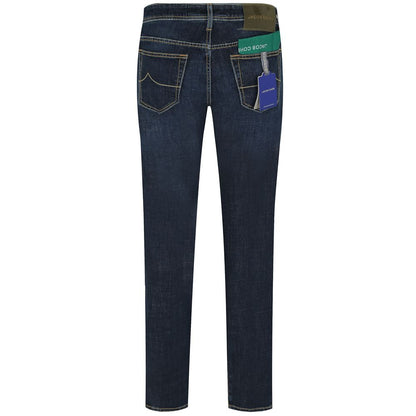 Blue Cotton Men's Jeans