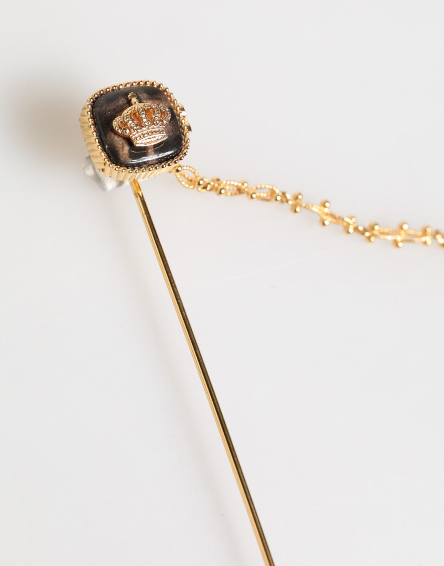 DG Crown Gold Chain Mens Accessories Brooch Lapel Pin