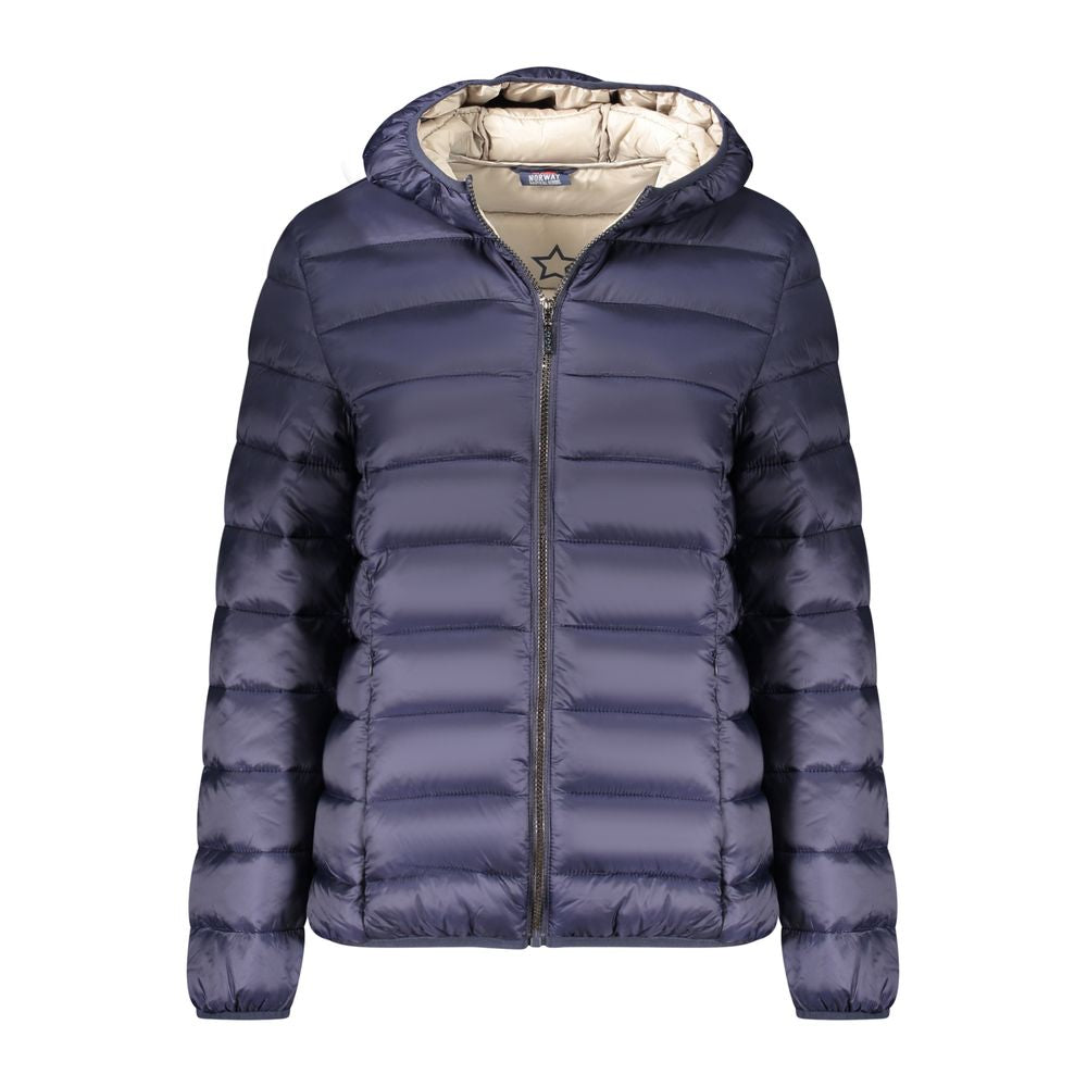 Blue Polyamide Jackets & Coat