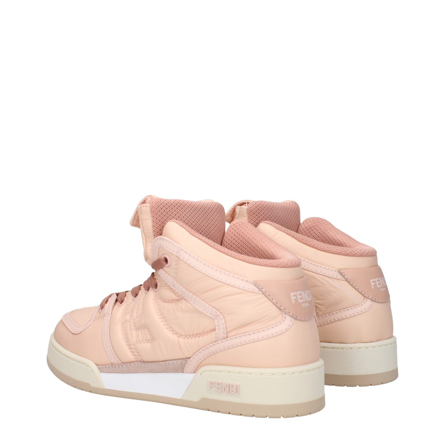 Pink Nylon High Tops