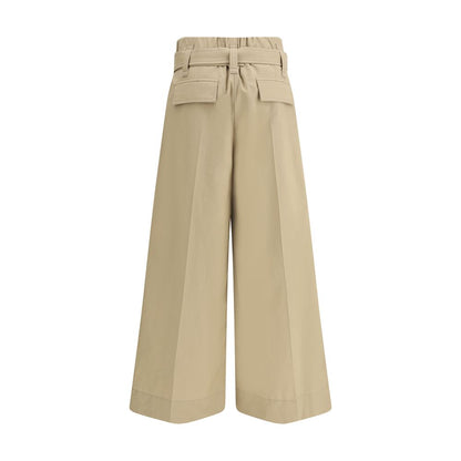 Pleated crop Pants