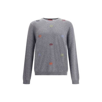 Multicolor logo cashmere Sweater