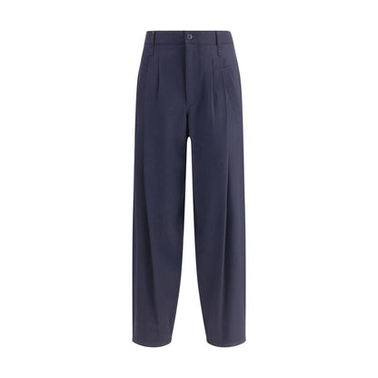 Lightweight wool cloth single-dart Pants
