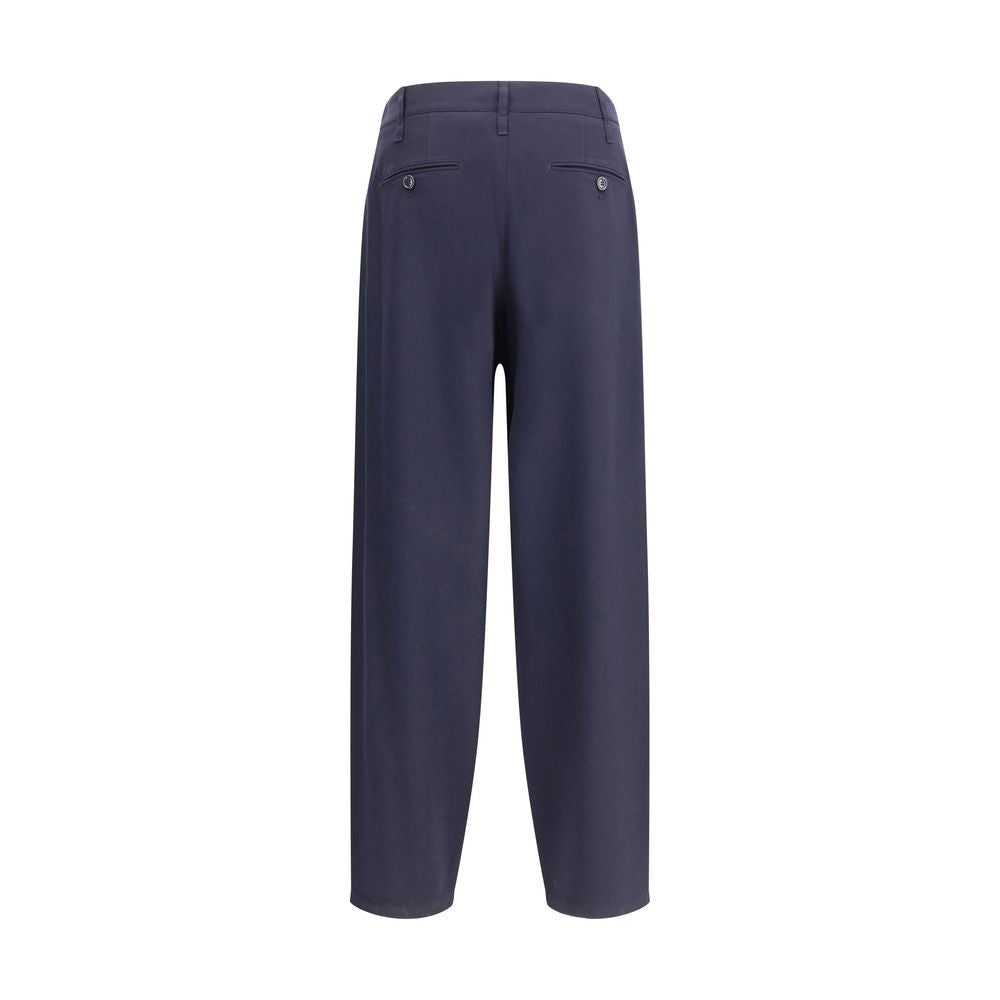 Lightweight wool cloth single-dart Pants
