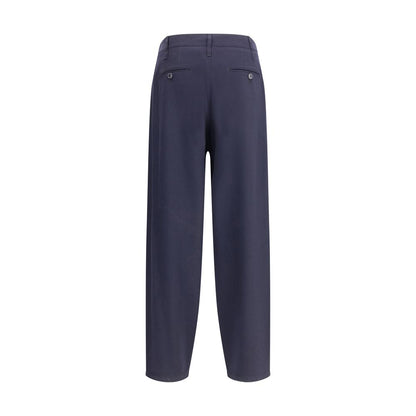 Lightweight wool cloth single-dart Pants