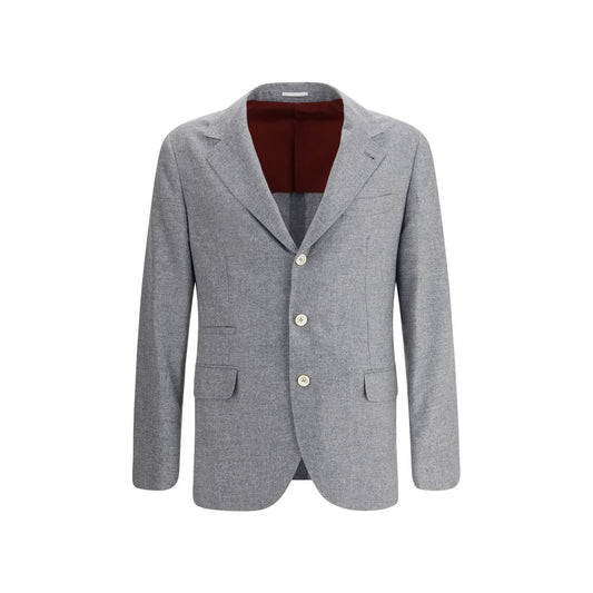 Cashmere and silk flannel Blazer