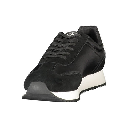 Black Leather Men Sneaker
