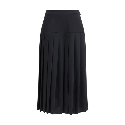 Pleated midi Skirt