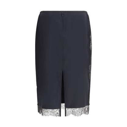 Satin Skirt with lace details