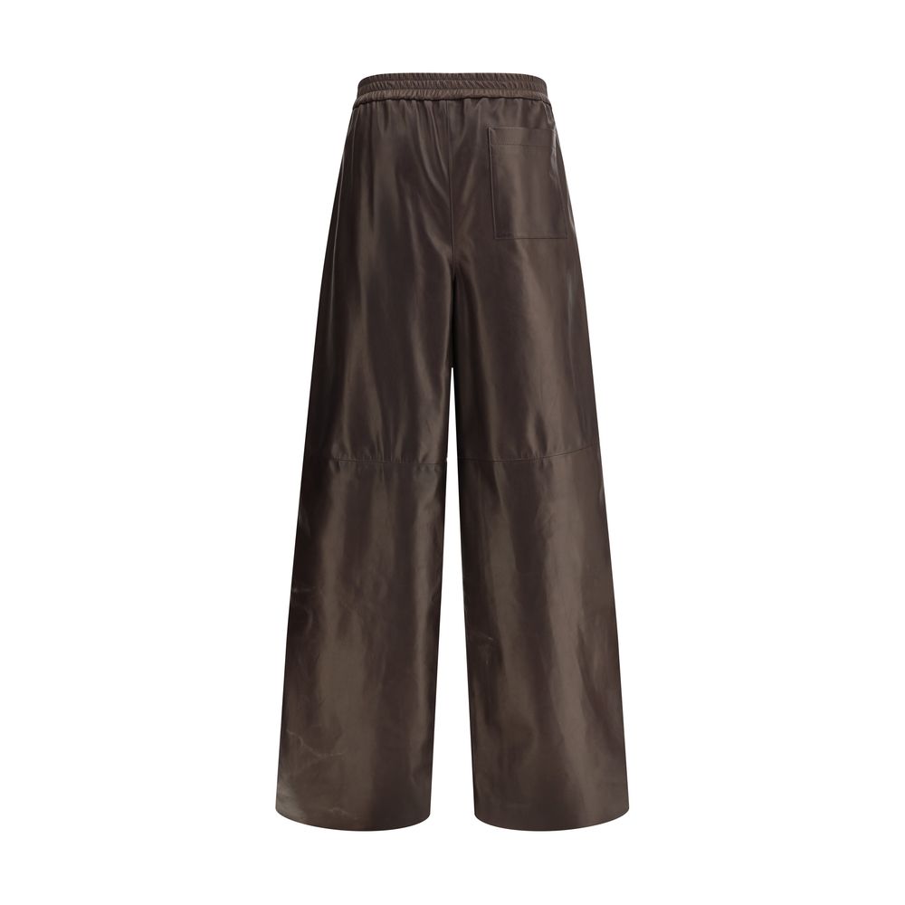 Lambskin nappa leather Pants