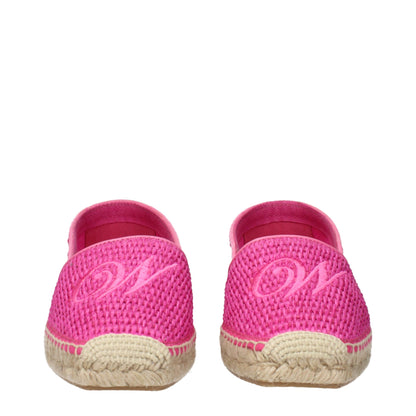 Pink Fabric Espadrilles