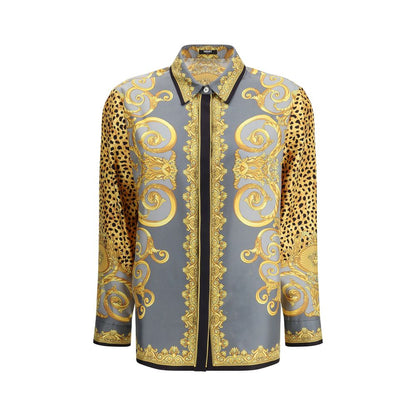 Silk Cheetah Foulard Shirt