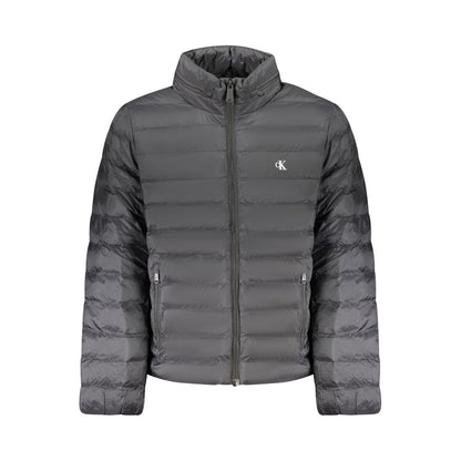 Black Polyamide Men Jacket