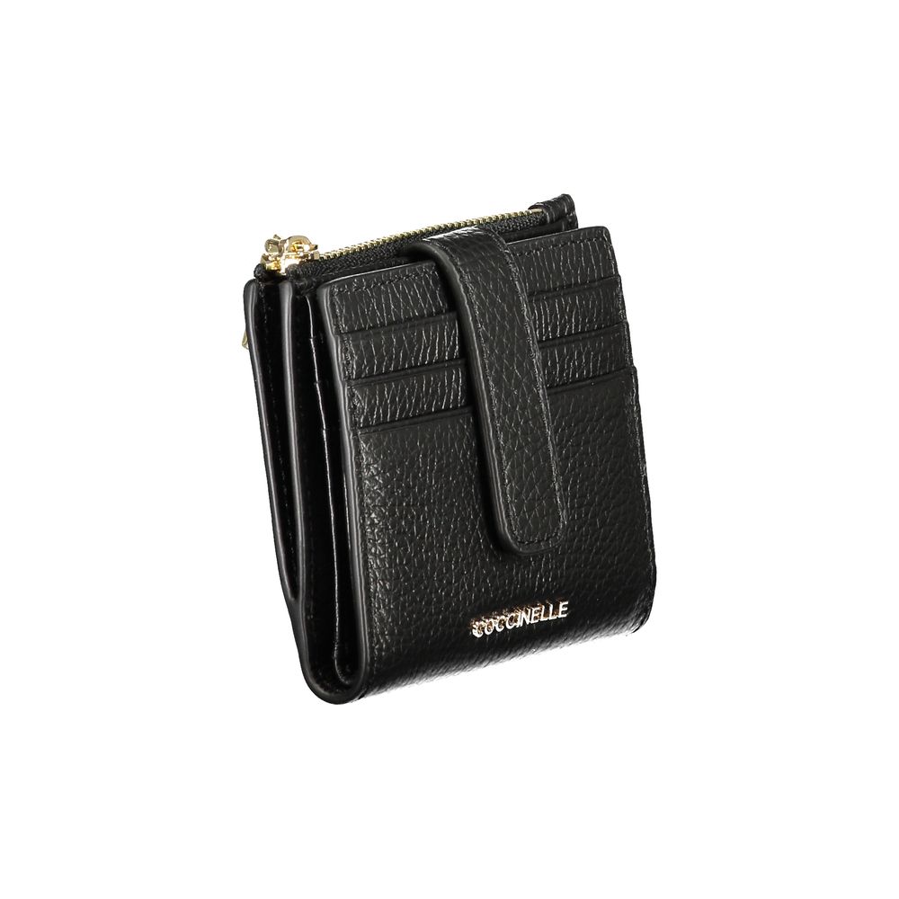 Black Leather Women Wallet