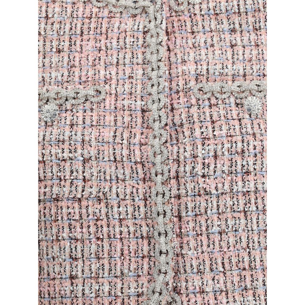 Bouclé fur cuffed Jacket