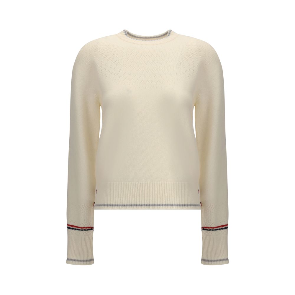 Pointelle wool Sweater